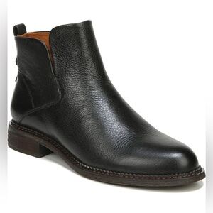Franco Sarto Black Leather Ankle Boots
